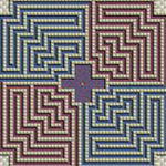 плитка с римской мозаикой 150x150